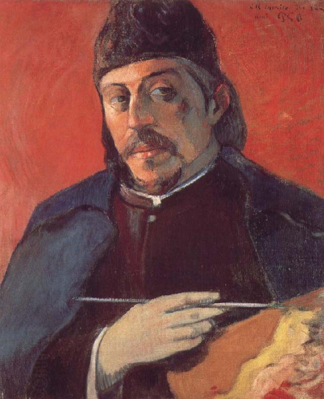 Paul Gauguin Take a palette of self-portraits oil painting picture